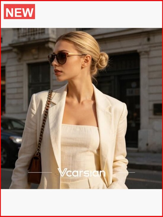 Vintage Round Polarized Sunglasses with UV Protection main image 6